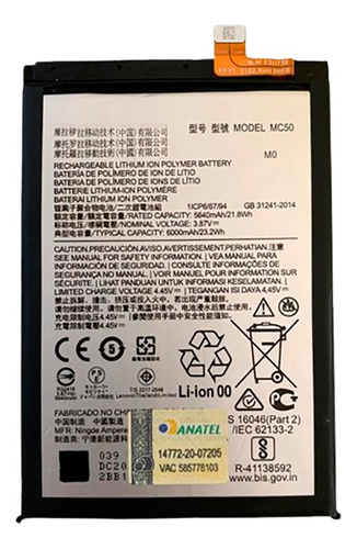 Flex Carga Bateria Motorola Moto G60 Xt2135-1 Mc50 Nf-e