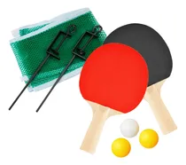 Comprar Set De Ping Pong 2 Paletas + 3 Pelotas + Red Pingpong