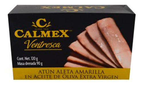 Ventresca Calmex Atún En Aceite De Oliva Extra Virgen 120g