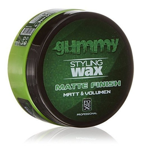 Gummy Styling Wax Matte Finish Mate Y Volumen, 5 Onzas