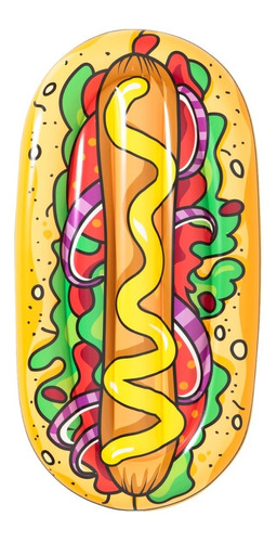 Colchoneta Inflable Hot Dog 190x109 Cm Bestway 43248 - Luico