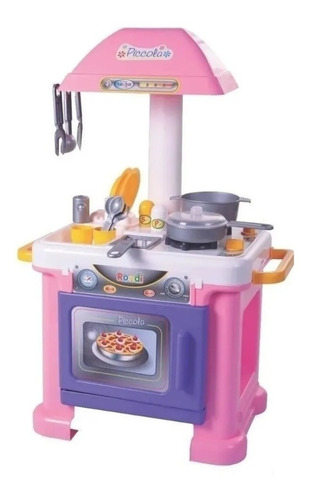 Cocina Rondi Piccola Con 19 Accesorios Niños - Playking