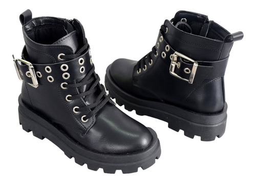 Imagen 4 de 6 de Botas Borcego Mujer Lady Skay Cierre Cordones Geraldine 3353