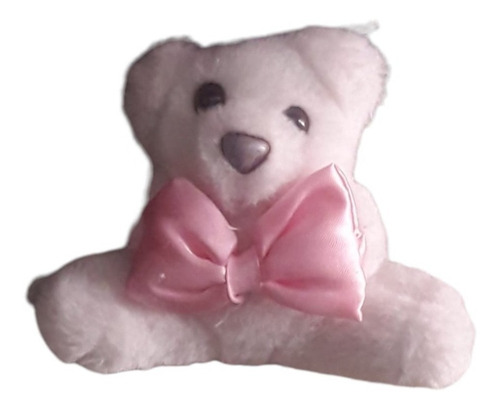 Peluche Osito Con Moño 10 X 13 Cm Blandito