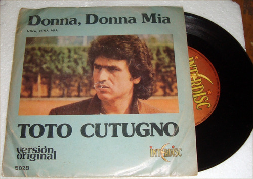 Toto Cutugno Donna Donna Mia Simple C/tapa Kktus