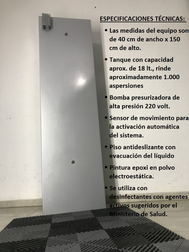 Columna De Desinfección Automática