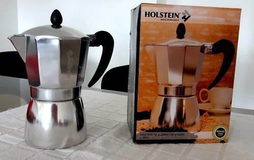 Cafetera De Aluminio Marca Holstein. 