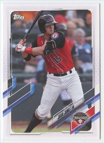 2021 Topps Pro Debut Pd-4 Josh Jung Hickory Crawdads Rc Tarj