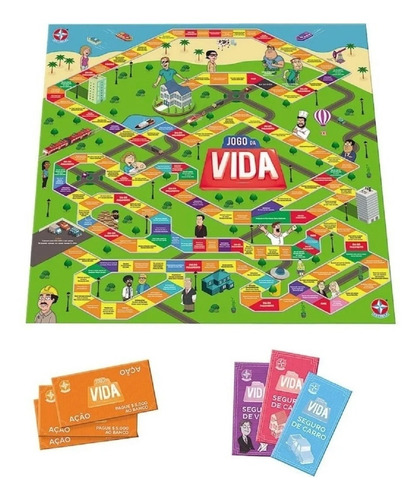 Imagem 6 de 7 de Jogo de mesa Jogo da vida Com aplicativo Estrela