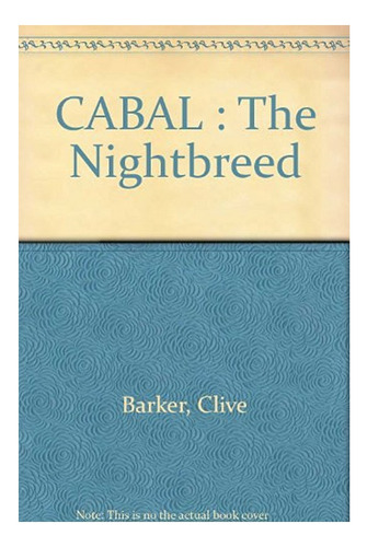 Cabal - Clive Barker. Eb3