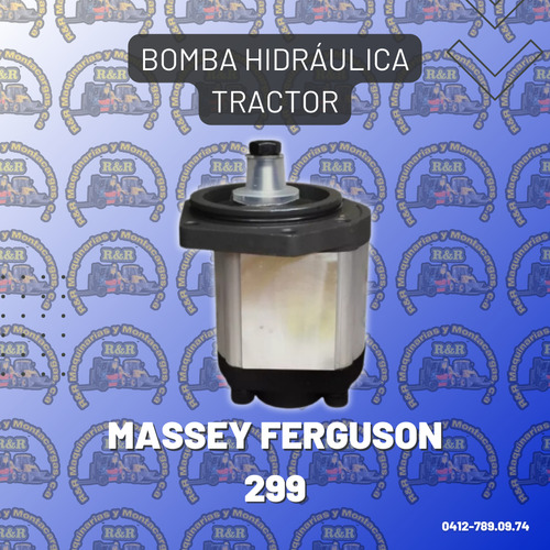 Bomba Hidráulica Tractor Massey Ferguson 299