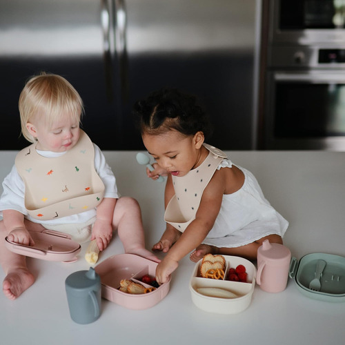 Caja Bento Mushie Kids | 3 Compartimentos, Divisor Removible