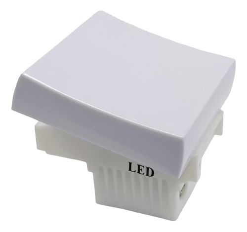 Modulo Ilumi Slim Com Led 1 Simples Largo Branco 81352