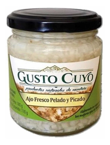 Ajos Picados Natural Gusto Cuyo X 180gr