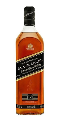 Whisky Johnnie Walker Etiqueta Negra 1000ml