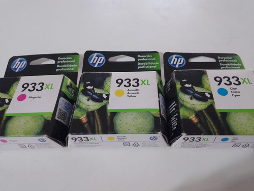 Cartuchos Hp 33xl, 3 Piezas En Caja Cerrada (Usado)
