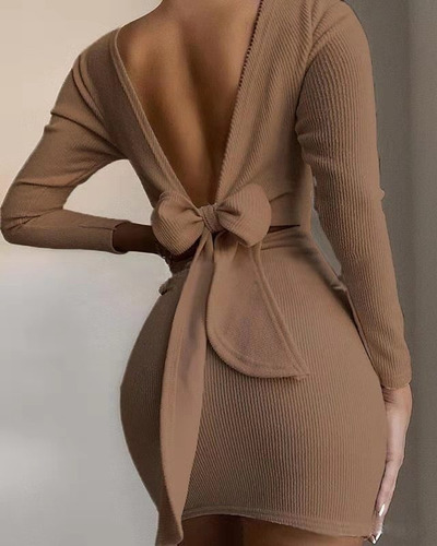 Vestido Moderno Con Tirantes Sin Espalda, Elegante Y Moderno