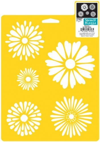 Plantilla Delta Creative Stencil Mania, 7 Por 10 Pulgadas,