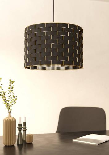 Lámpara Colgante E27 Marasales Negro 99524