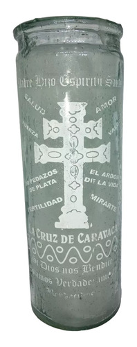 16 Veladora Esotérica Cruz De Caravaca Parafina 100%