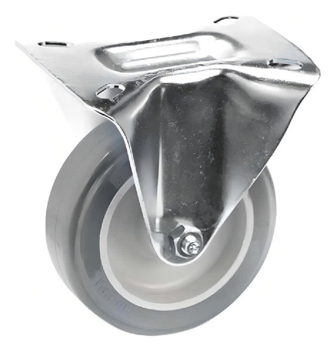 Rodizio Fixo Pvc L12 150mm Para Até 85kg Fl612-bp Schioppa