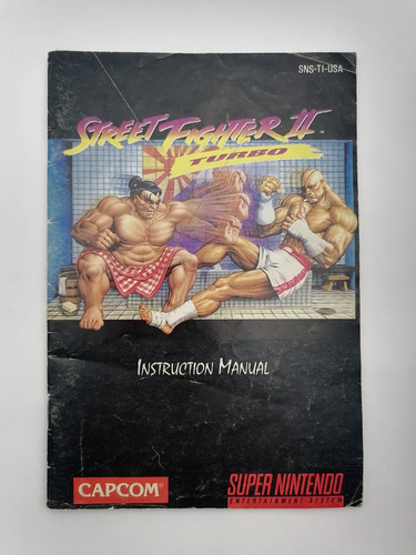 Street Fighter Ii Turbo Super Nintendo Manual Instructivo