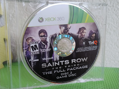 Videojuego Saints Row The Third Para Xbox 360 | Solo Disco (Usado)