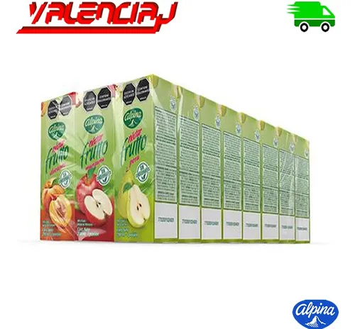 2 Alpina Frutto Nectar Jugos Surtidos 200ml X 24