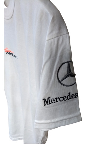 Competición Kart/autom. Remera Puro Algodon  Mercedes Benz