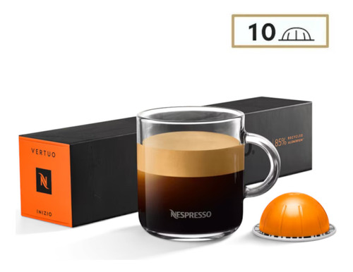 Cápsulas Nespresso Vertuo Inizio Café Caja 10 Cápsulas