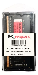 Memória Ram 4gb Ddr4 Notebook Lenovo Ideapad 320-15ikb