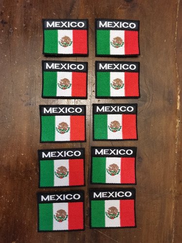 Parches Bordados Banderas De Mexico10 Banderas De Mexico