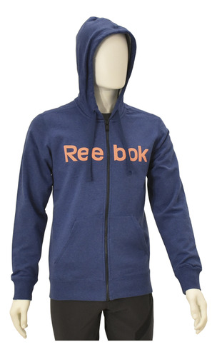 Campera Deportiva Con Capucha Reebok Hombre El Logo Fz