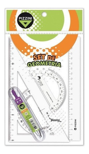 Set De Geometria Kit Escolar Niños 4 Articulos 4214