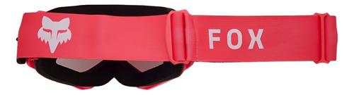 Goggles Lentes Fox Main Core Motocross Enduro Cuatri Rzr Lente Claro Armazón Rosa Talla Unitalla