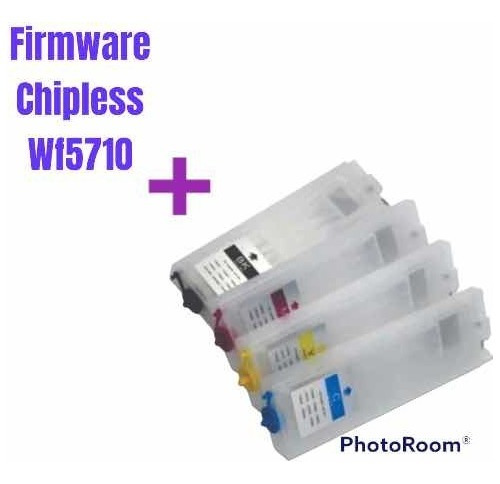 Bulk Ink + Chipless P Uso Epson Wf5710 Wf5790