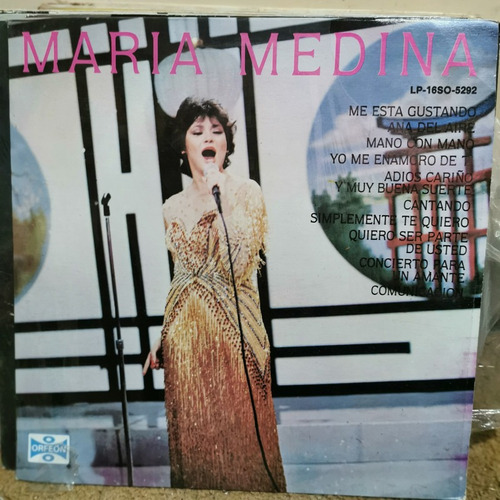 Disco Lp Maria Medina- Me Esta Gustando