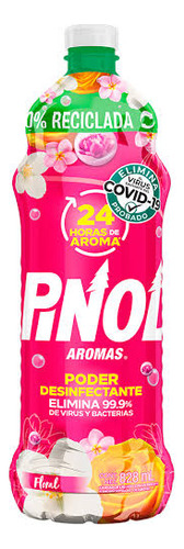 Caja Limpiador Pinol Aromas Floral 24 Piezas De 828ml C/u Floral