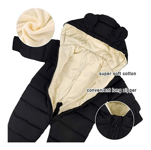 Ropa Navidad Para Recién Nacidos Mono Con Capucha Algodón