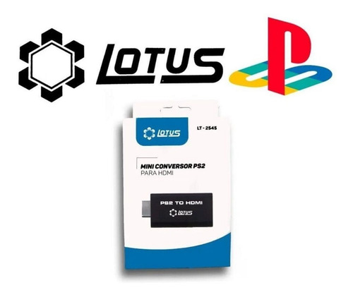 Imagem 3 de 3 de Adaptador Conversor Playstation 2 Para Hdmi Lotus