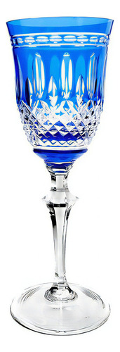 Taça Para Vinho Branco Strauss 237 068 Overlay Azul Escuro 3 Cor Azul-escuro