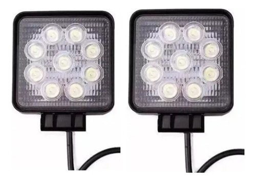 Pack 2 Foco Led Neblinero 27w Auto Camioneta/q007