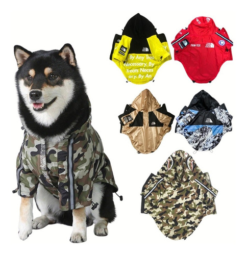 The Dog Face Ropa Chaqueta Impermeable Para Perros Y Mascota