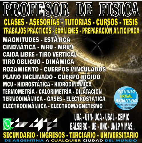 Imagen 4 de 5 de Profesor D Matemática Física Química Biofisica Termodinamica