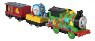 Tren De Juguete Motorizado Thomas & Friends Percy 2 Vagones