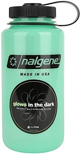 Botella De Agua Nalgene Tritan Wide Mouth Glow De 32 Onzas,