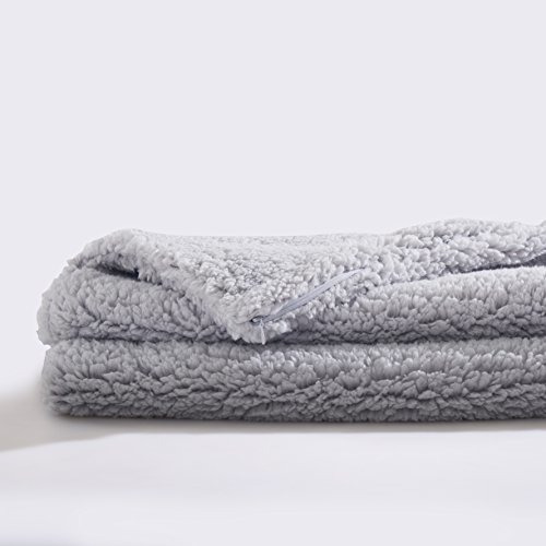 Funda De Almohada Ultra Suave Con Cierre En Color Gris