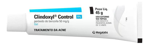 Clindoxyl Control Gel Dermatológico al 5% Megalabs 45 g