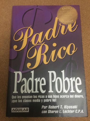 Libro Padre Rico Padre Pobre Aguilar Robert Kiyosaki