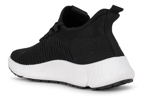 Imagen 3 de 8 de Zapatillas Wake Sport Wkc087 Negro Blanco Hombre